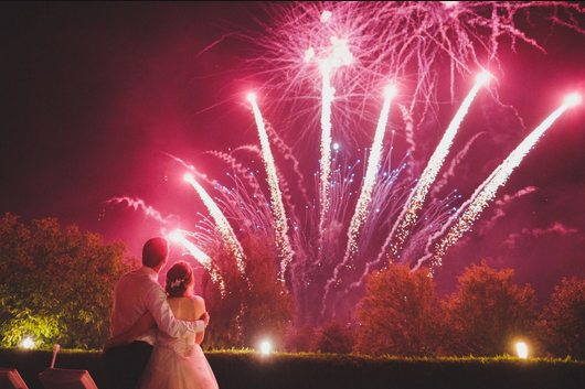 Mariage feu d&rsquo;artifice 2B Evenements Ciel