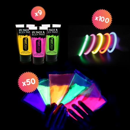 PACK FLUO 50 PERSONNES